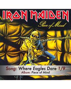  Where Eagles Dare - Iron Maiden - Drum Sheet Music